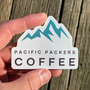 Pacifc Packers Coffee logo sticker
