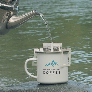 Drip coffee for Canadian camping and hiking